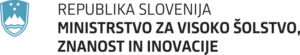 Ministrstvo za visoko šolstvo, znanost in inovacije - logo