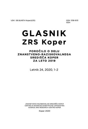 Glasnik ZRS Koper, Letn. 24, št. 1-2 (2020)