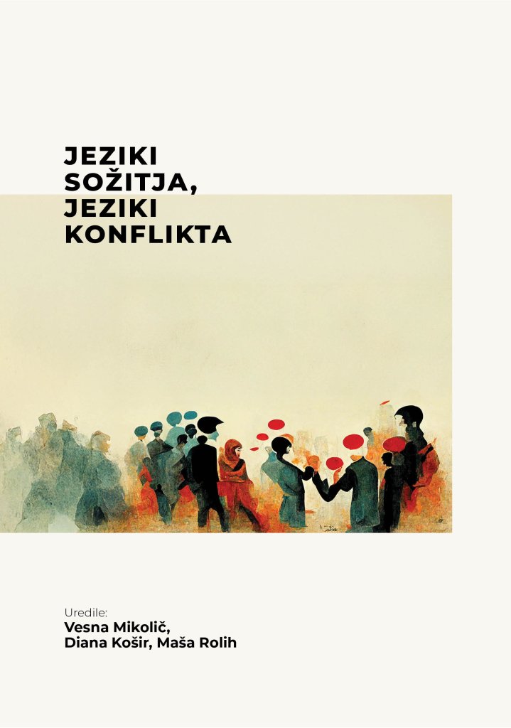 Naslovnica zbornika "Jeziki sožitja, jeziki konflikta"